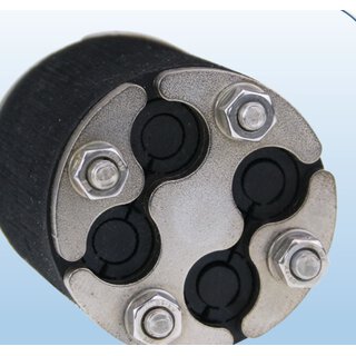 geteilte, aufklappbare Mehrfachdurchf�hrung  mit 30 mm...