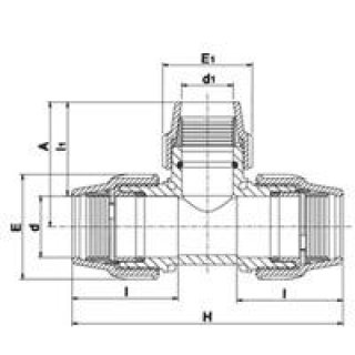 T-Stck 90, reduziert, d 75