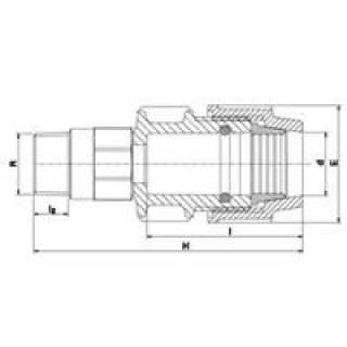 Anschlussverschraubung AG Messing