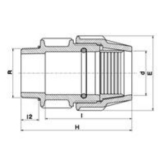 Anschlussverschraubung AG mit O-Ring System EWE