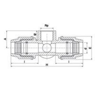 Kreuz Innengewinde PP fr Serie 18