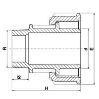 Serie 18 Adapter AG PP, d 75