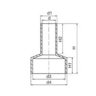 Hlsrohrglocke fr PLASSON-Ventile