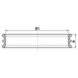 Doppeldichtung aus EPDM fr Serie 18